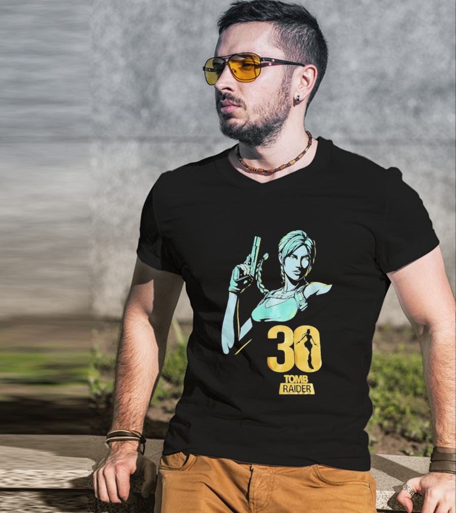 Lara Croft 30 Years Tomb Raider Anniversary T-Shirt