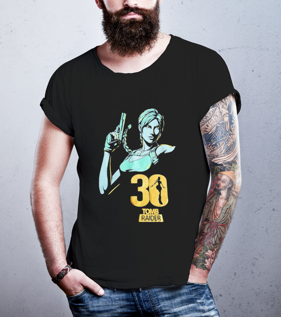 Lara Croft 30 Years Tomb Raider Anniversary T-Shirt