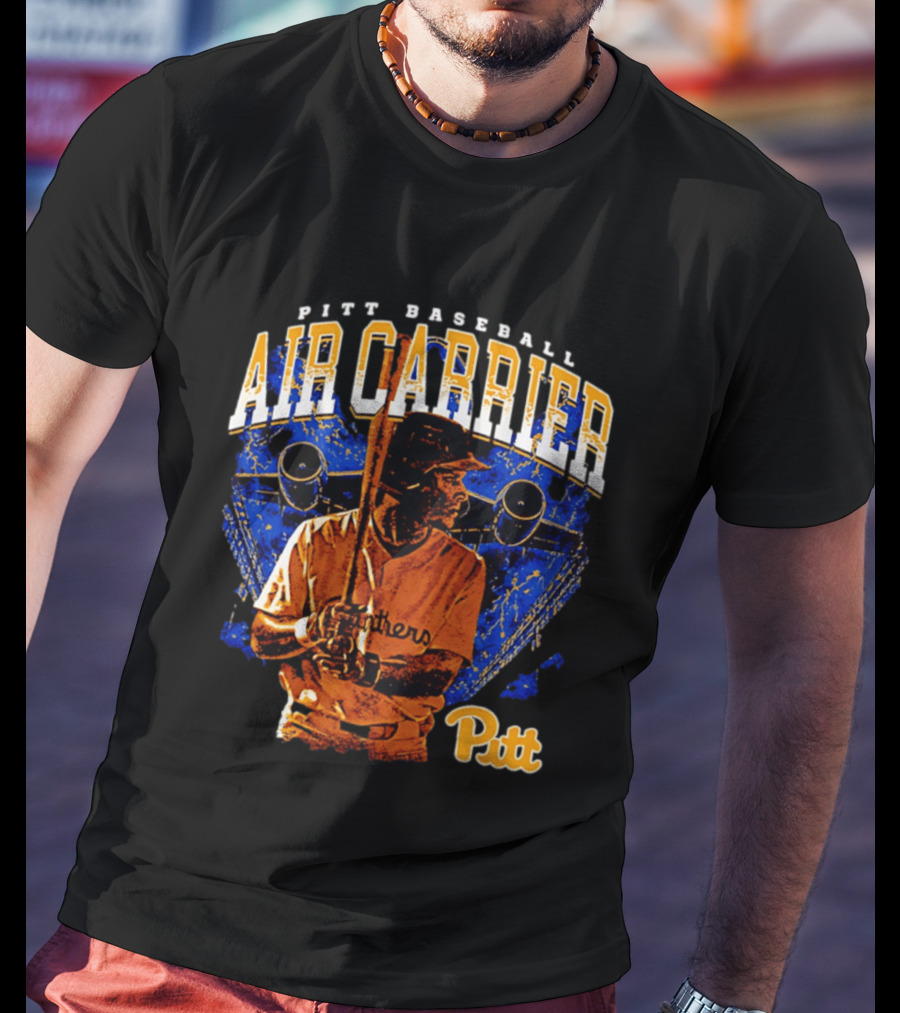 Pitt Panthers Baseball Air Carrier T-Shirt