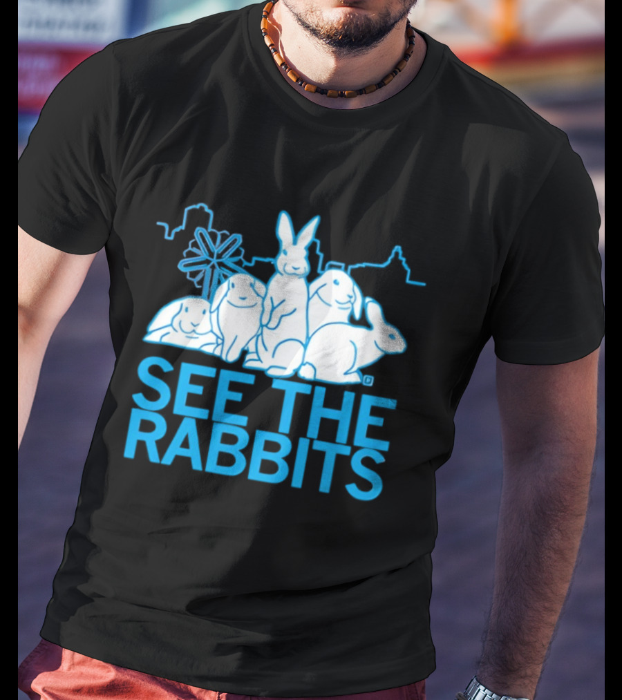 See The Rabbits Blue Bunny T-Shirt