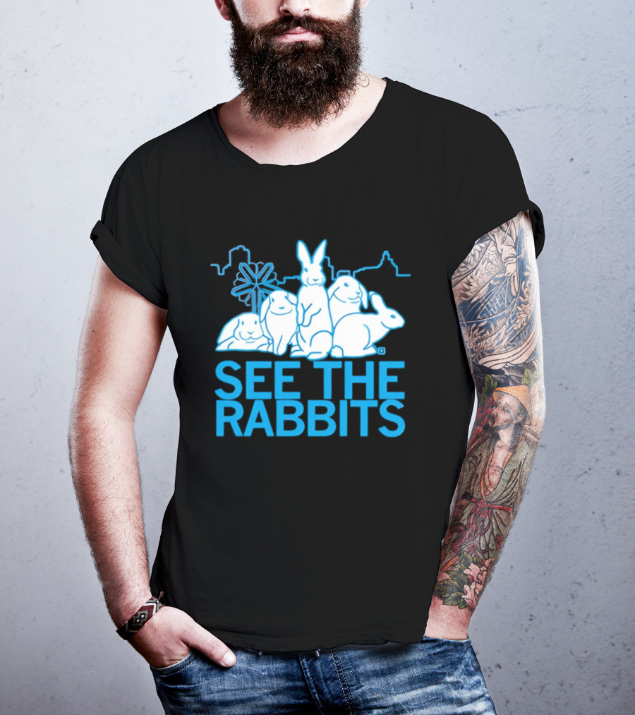 See The Rabbits Blue Bunny T-Shirt