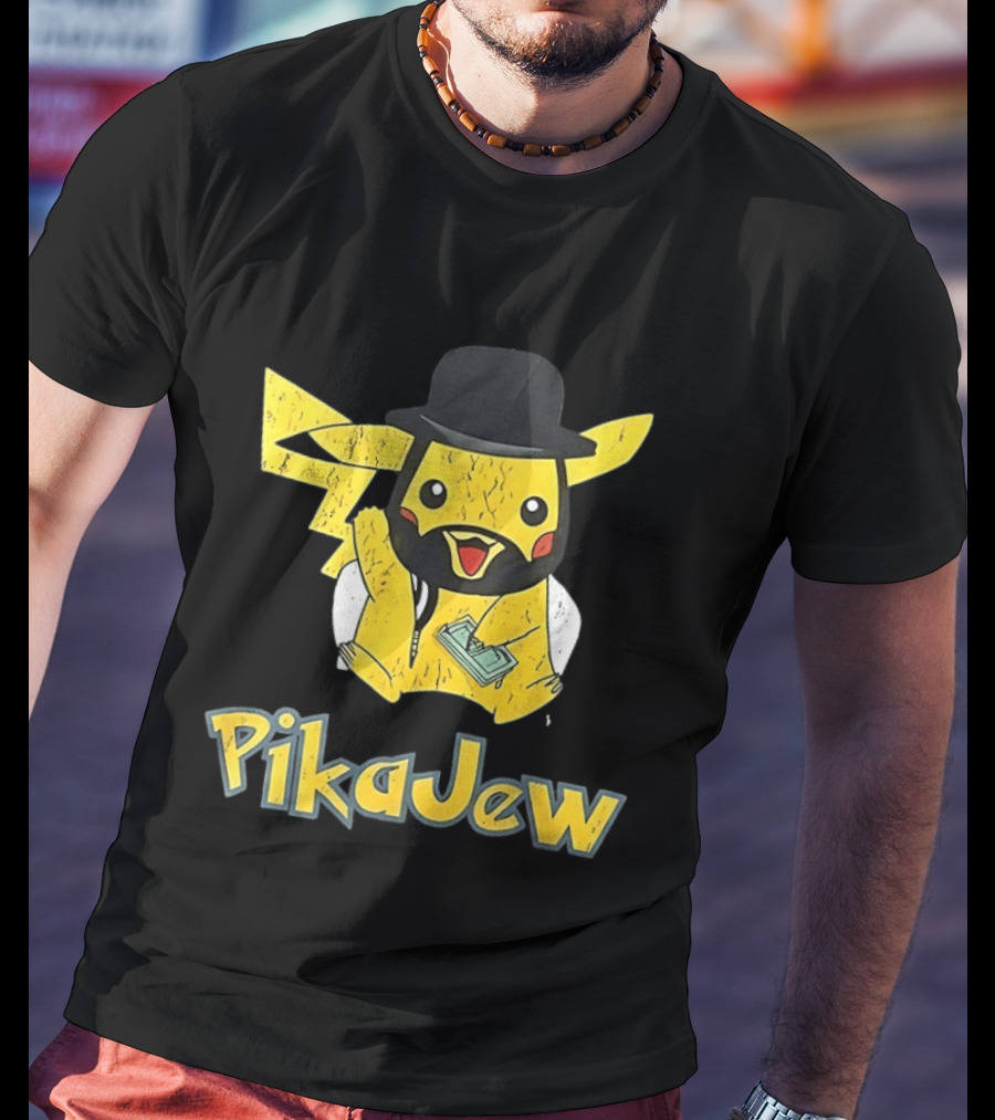 PikaJew And Niggachu Pokemon T-Shirt