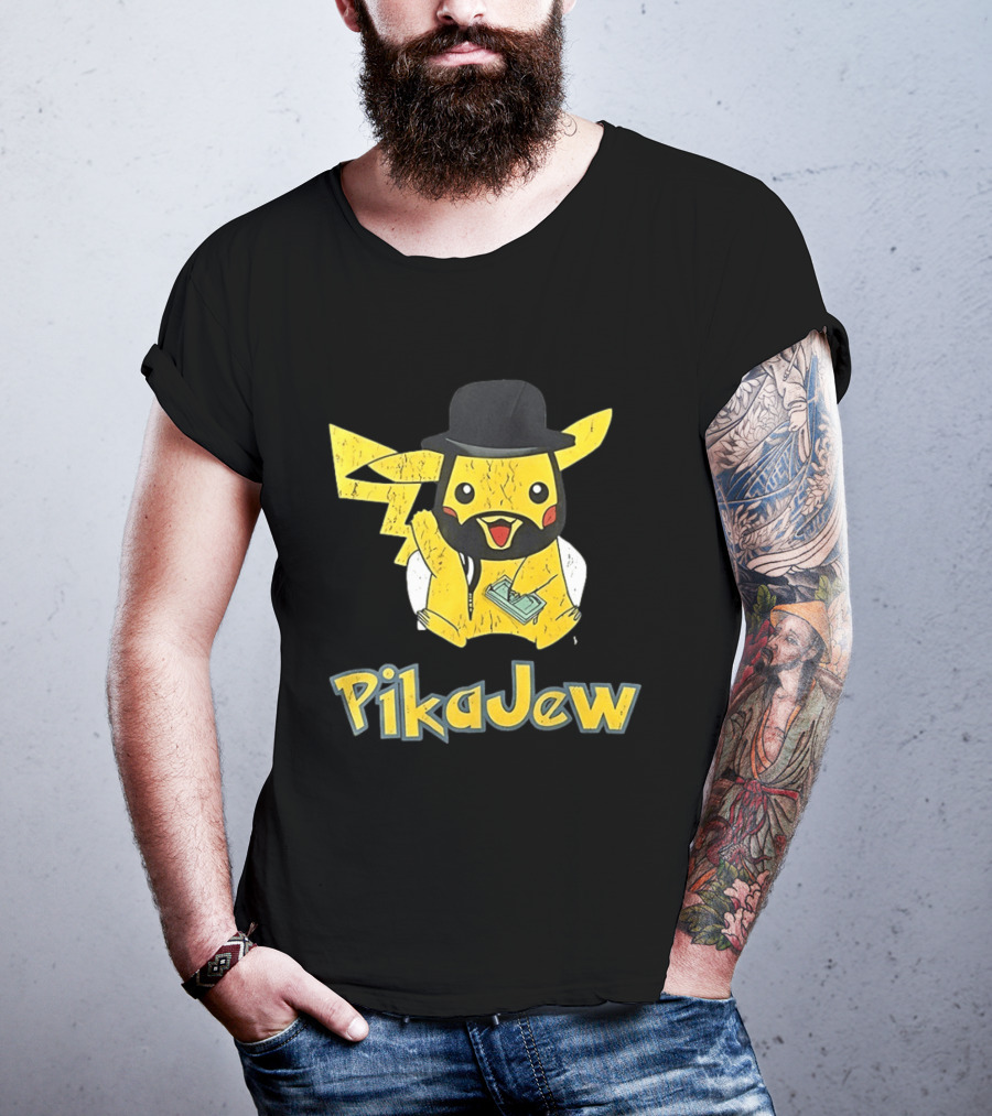 PikaJew And Niggachu Pokemon T-Shirt