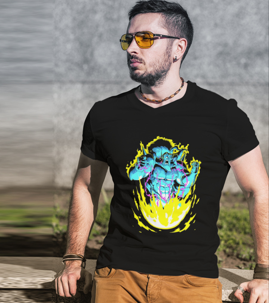 Starbarians Killgar Killgarian Rage Burst With Electric Energy T-Shirt
