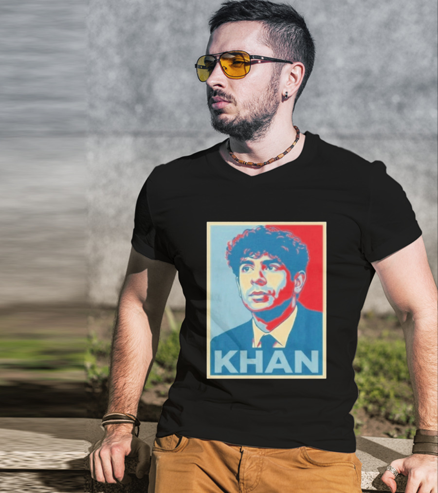 Tony Khan Hope Style Portrait KHAN T-Shirt