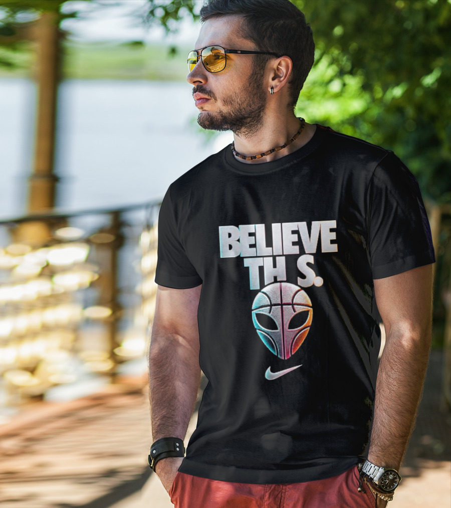 Victor Wembanyama San Antonio Spurs Believe This Alien Basketball Nike T-Shirt