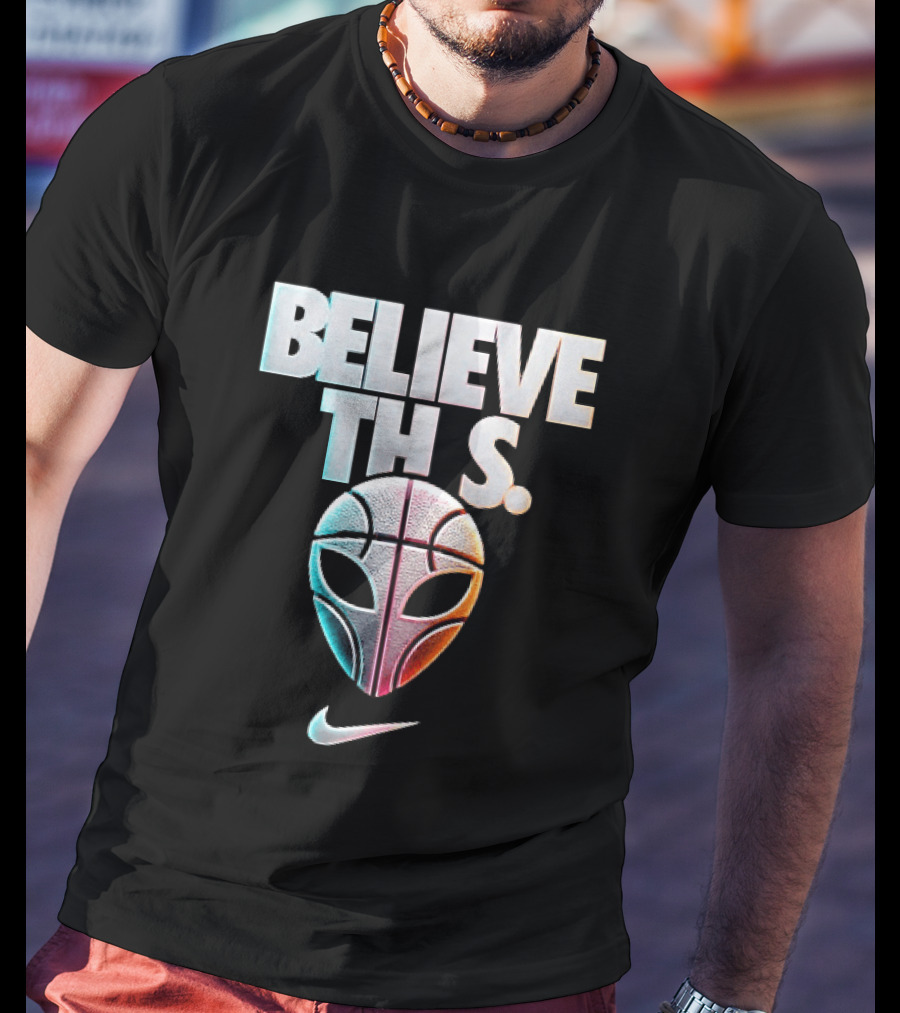 Victor Wembanyama San Antonio Spurs Believe This Alien Basketball Nike T-Shirt