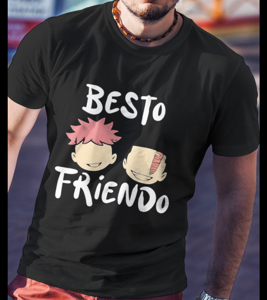 Yuji Itadori And Aoi Todo Besto Friendo Jujutsu Kaisen Anime T-Shirt