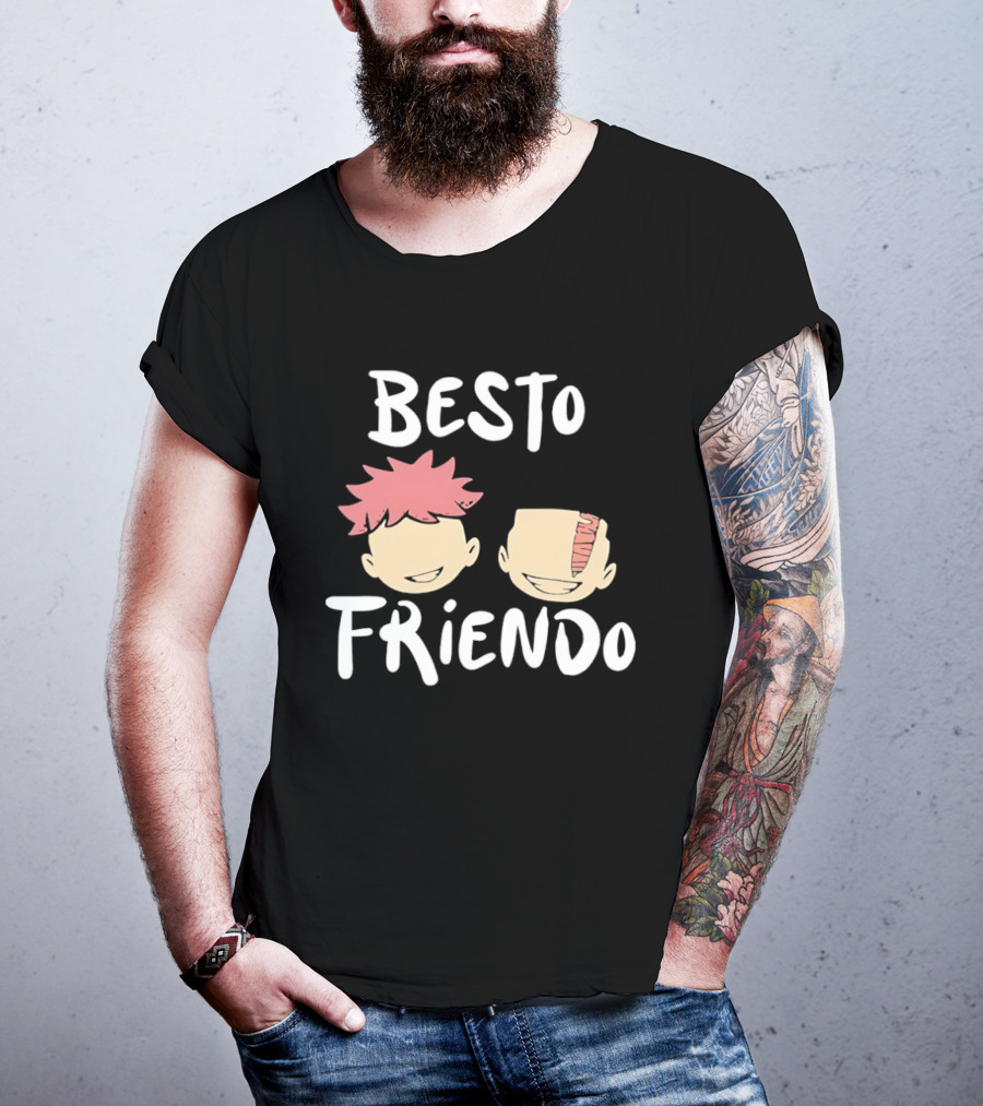 Yuji Itadori And Aoi Todo Besto Friendo Jujutsu Kaisen Anime T-Shirt