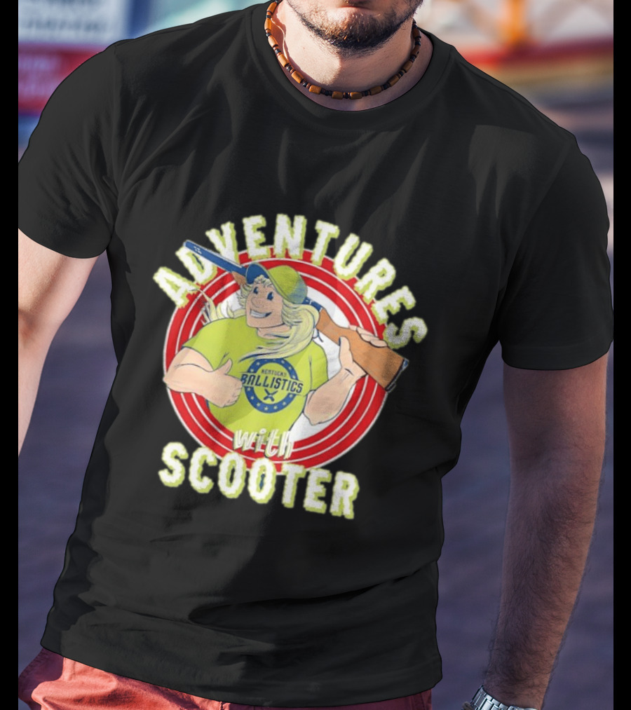Kentucky Ballistics Adventures With Scooter Hunting T-Shirt