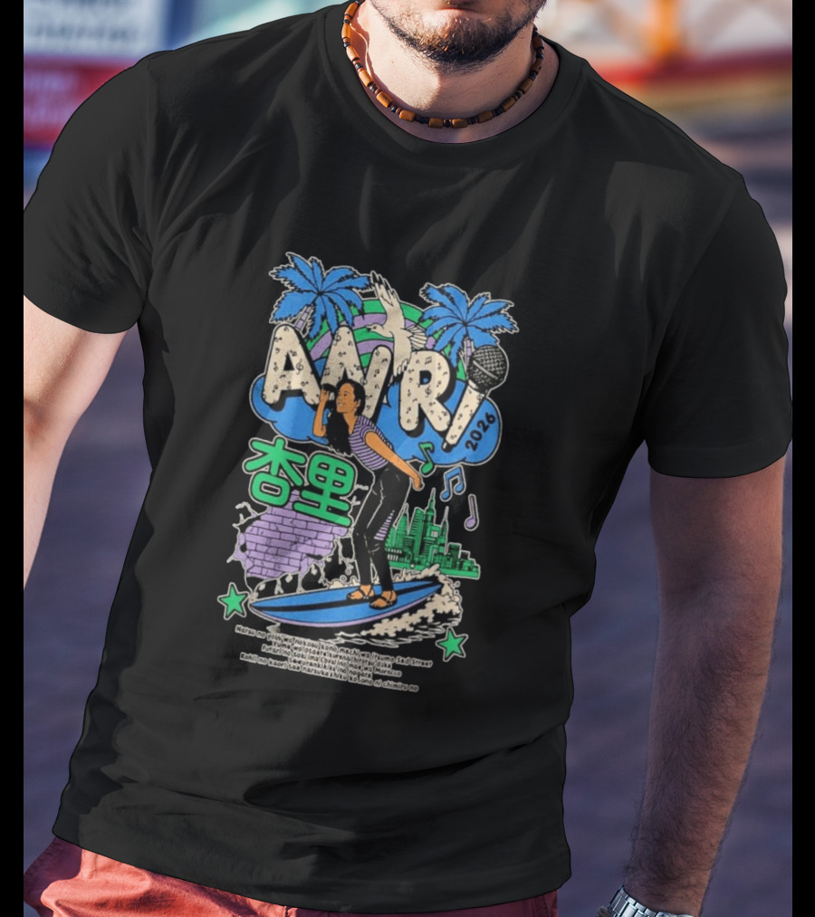 ANRI Brooklyn NY 2026 Surfing Music Vibes T-Shirt