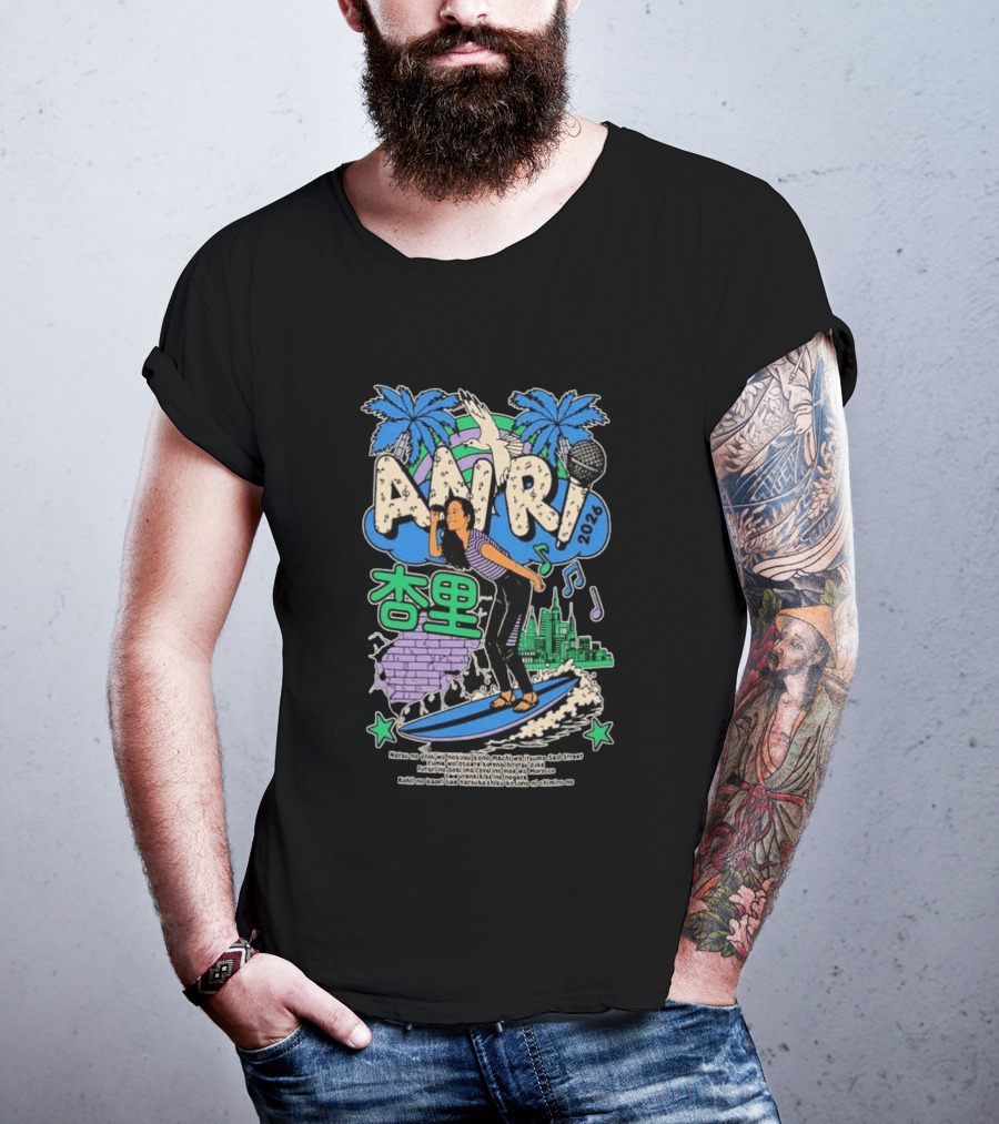 ANRI Brooklyn NY 2026 Surfing Music Vibes T-Shirt