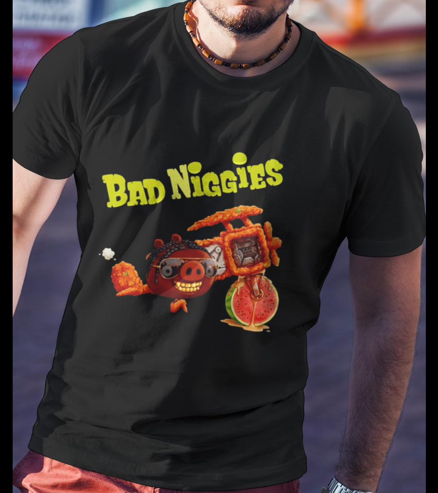 Bad Niggies Angry Birds T-Shirt