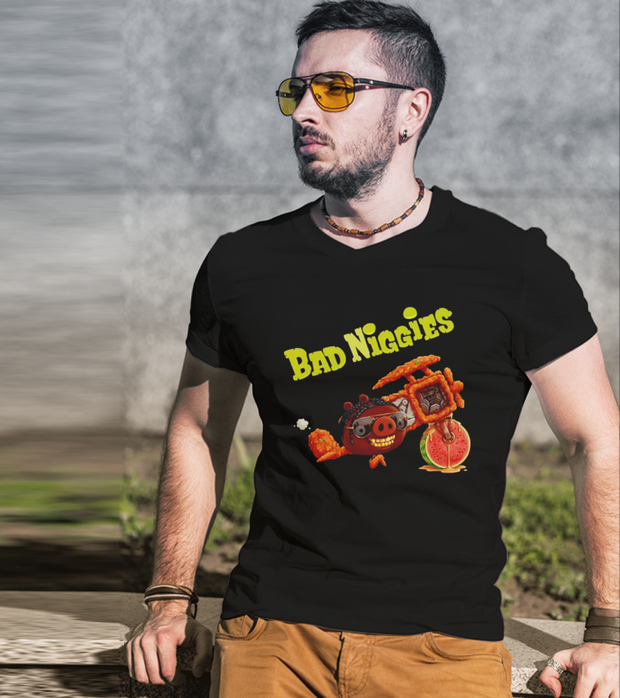 Bad Niggies Angry Birds T-Shirt