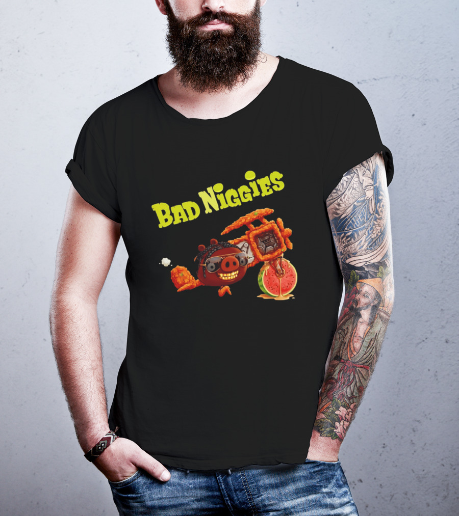 Bad Niggies Angry Birds T-Shirt