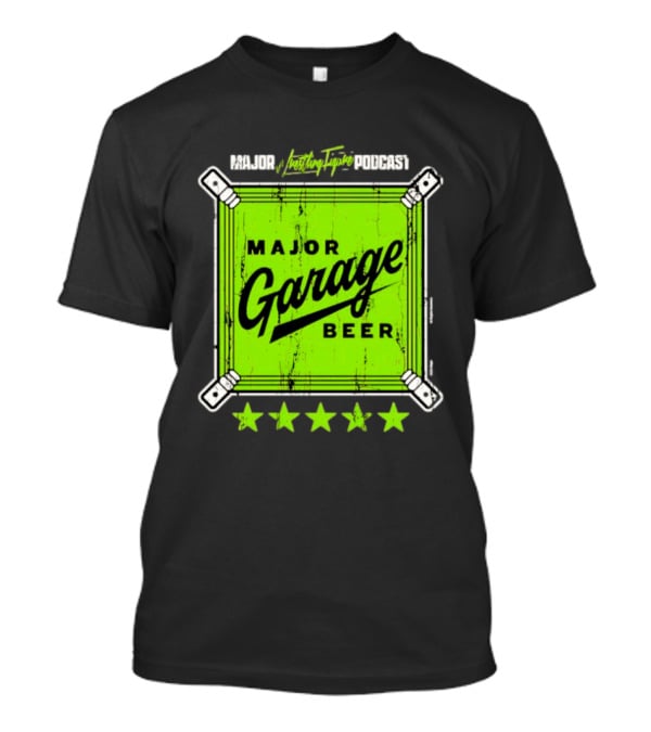 Major Garage Beer Lime 2026 Podcast T-Shirt