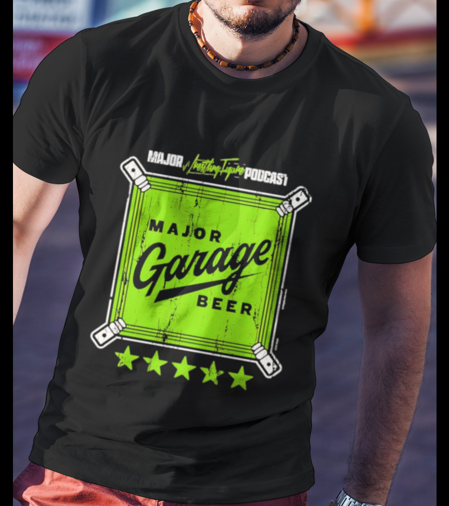 Major Garage Beer Lime 2026 Podcast T-Shirt
