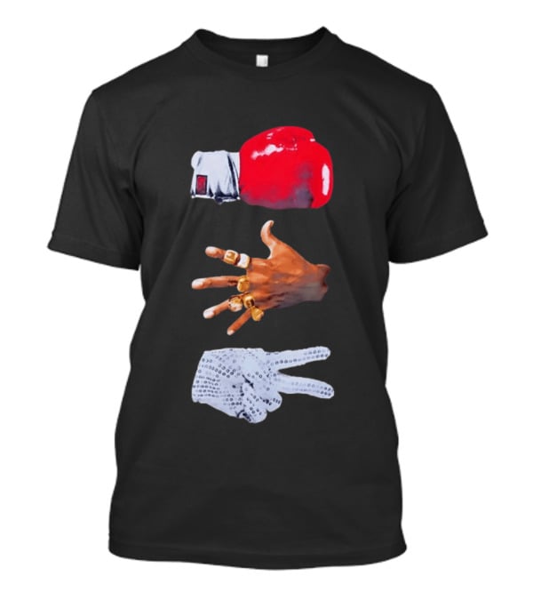 Michael Jordan MJ Jackson Michael Tyson Gloves T-Shirt