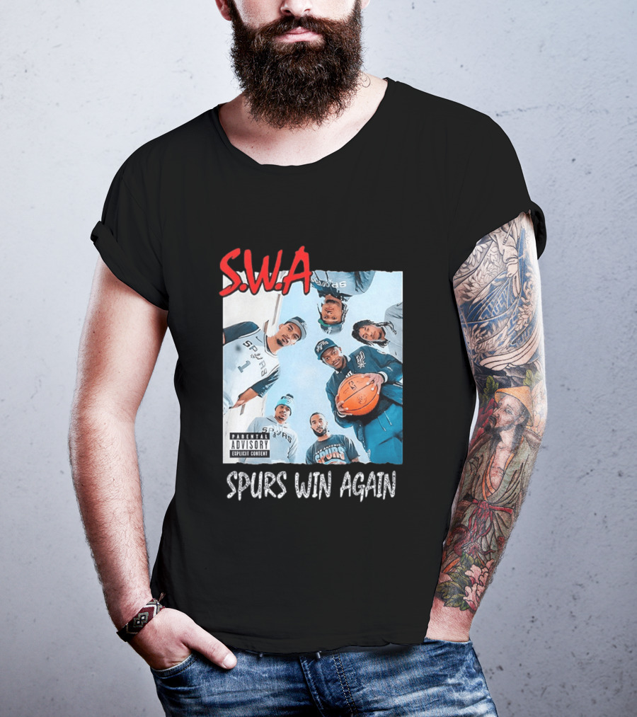 SWA Spurs Win Again San Antonio Spurs Straight Outta Compton T-Shirt