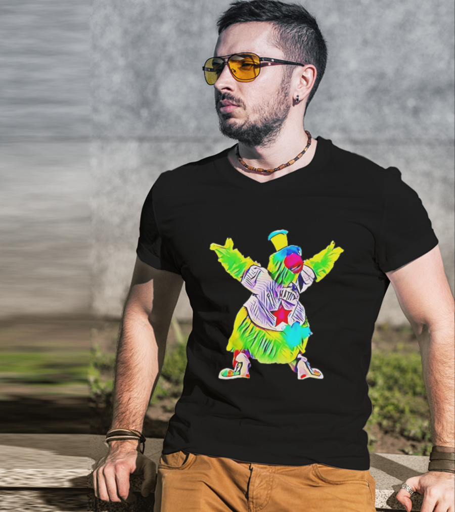 Philly Phillie Phanatic Baseball Mascot Celebration T-Shirt