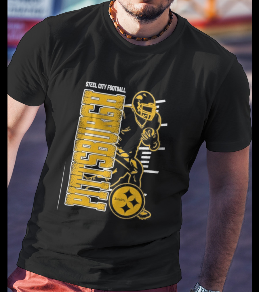 Steel City Football Pittsburgh Steelers Train T-Shirt
