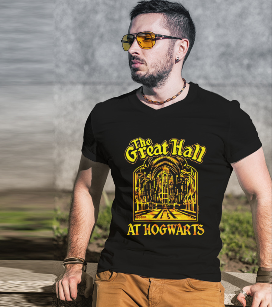 The Great Hall At Hogwarts Wizarding School T-Shirt
