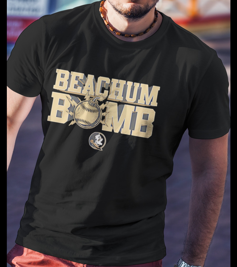 Beachum Bomb Baseball With Florida State Seminole T-Shirt