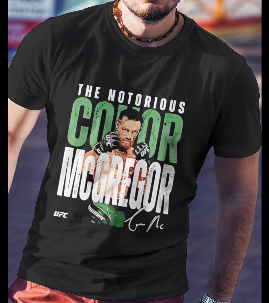 The Notorious Conor McGregor UFC Fighter Signature T-Shirt