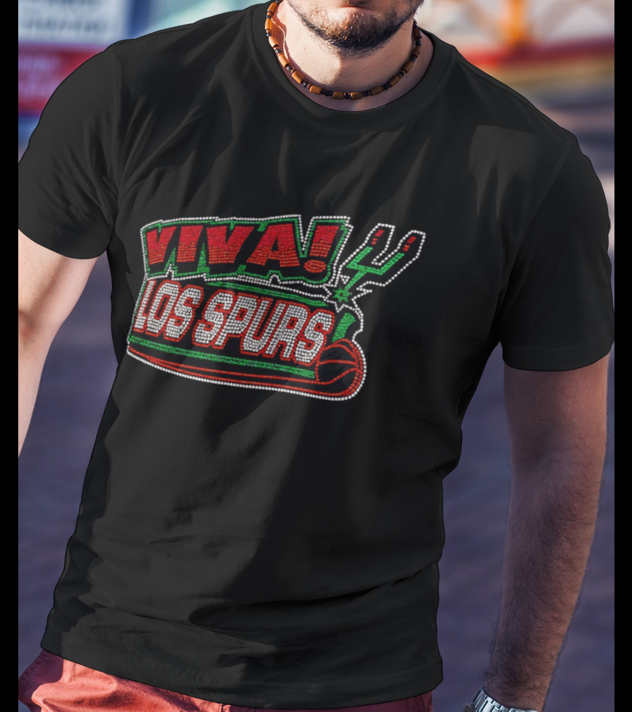 Viva Los Spurs San Antonio Basketball Team Playoff Spirit T-Shirt