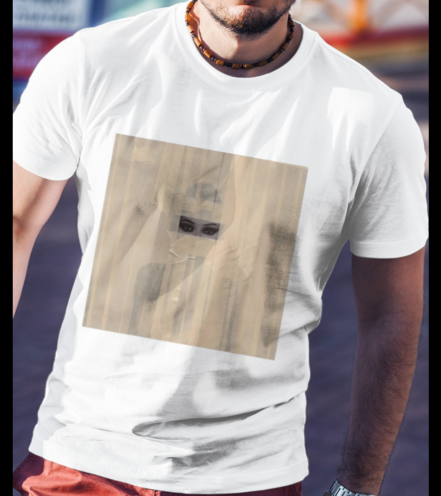 Habibti Drake 2026 Album Cover Mysterious Eyes Behind Curtains T-Shirt