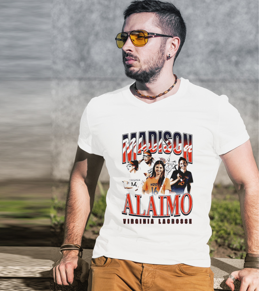 Madison Alaimo Virginia Lacrosse Highlight Player 14 T-Shirt
