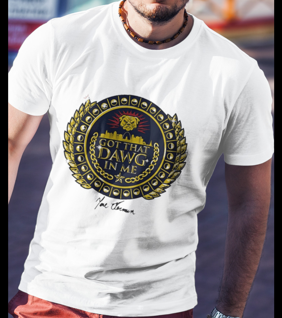 St Louis Cardinals Got That Dawg In Me Dawg Chain City Skyline T-Shirt