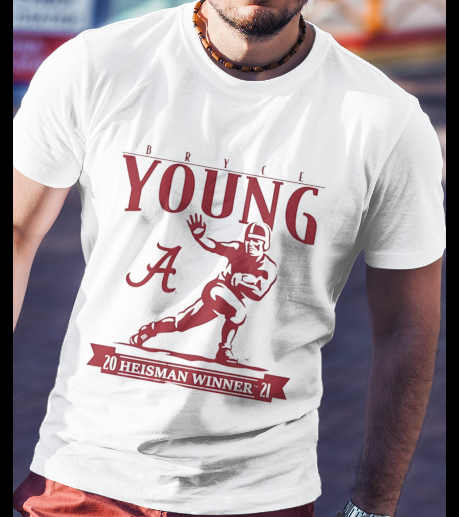 Bryce Young Alabama Crimson Tide A Heisman Winner T-Shirt