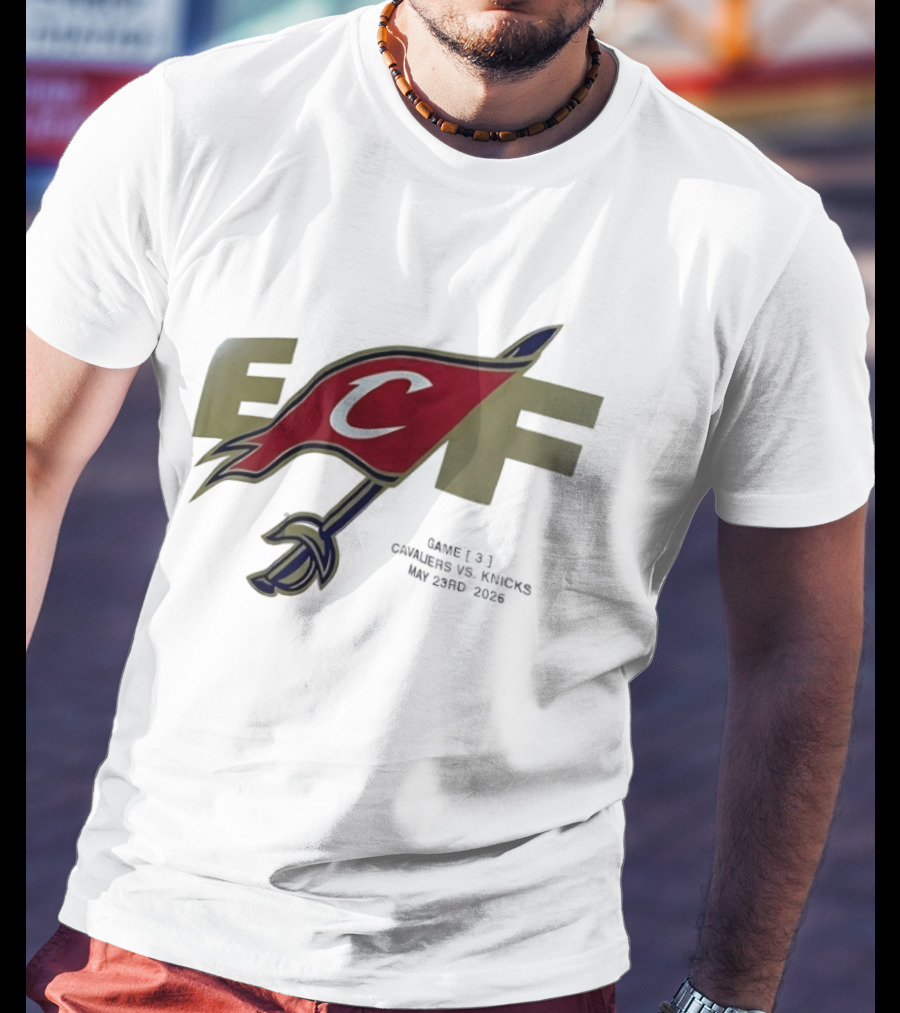Cleveland Cavaliers ECF Game 3 Cavaliers Vs Knicks May 23rd 2026 T-Shirt