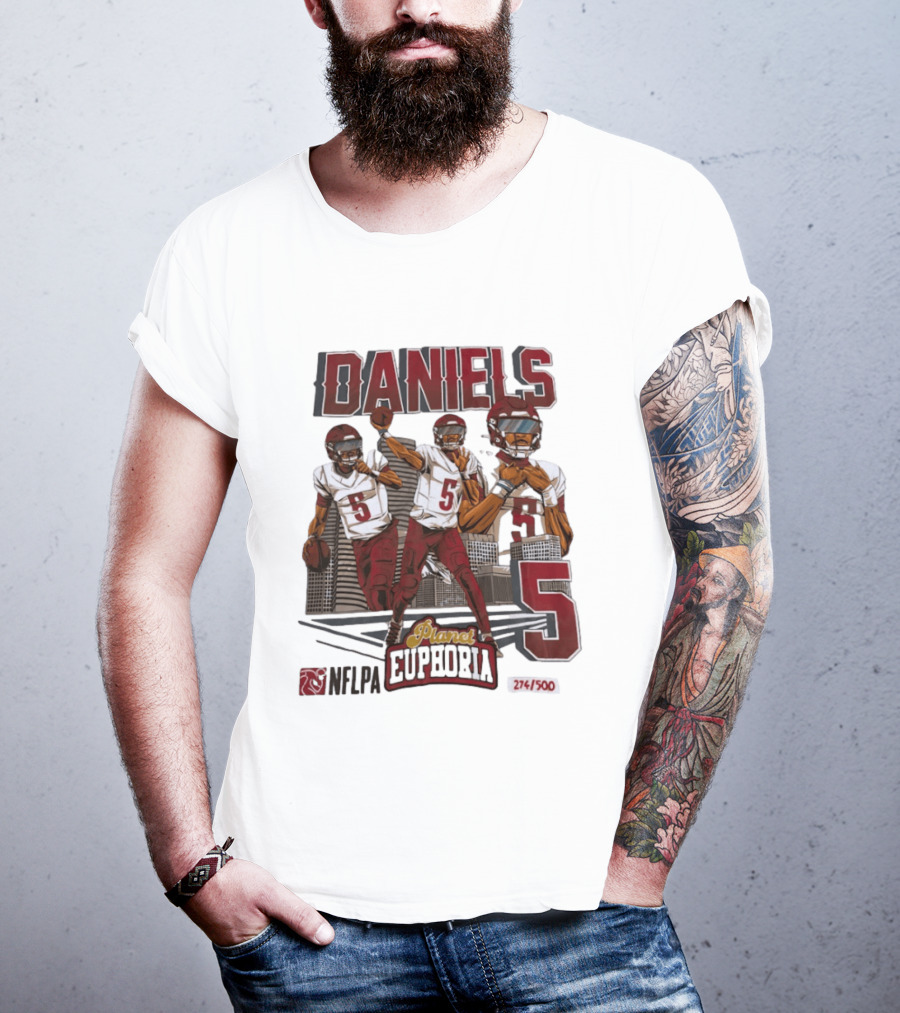 Daniels LSU Tigers Planet Euphoria NFLPA Limited Edition Number 5 T-Shirt
