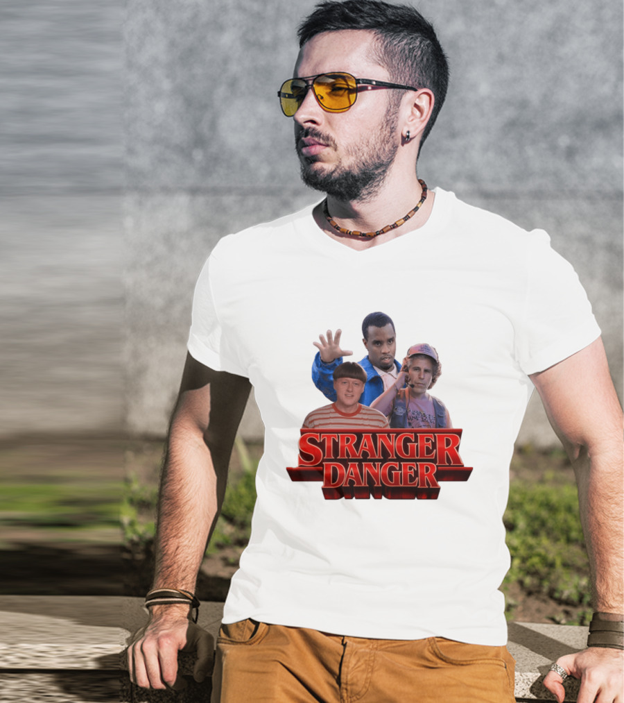 Stranger Danger Stranger Things Jeffrey Epstein Diddy T-Shirt