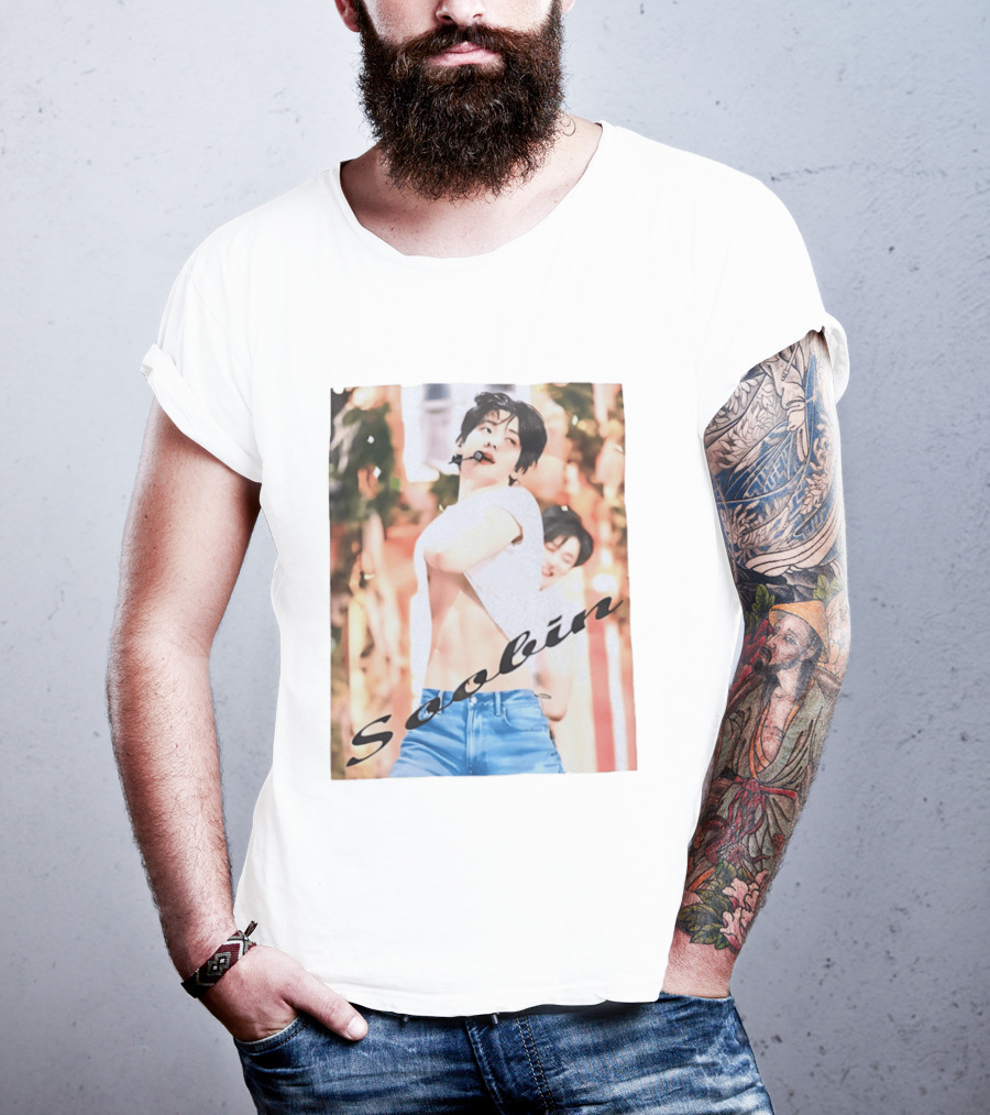 Soobin TXT Abs Performance Stage Fashion T-Shirt