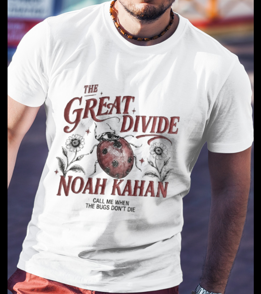 The Great Divide Noah Kahan Call Me When The Bugs Don't Bite T-Shirt