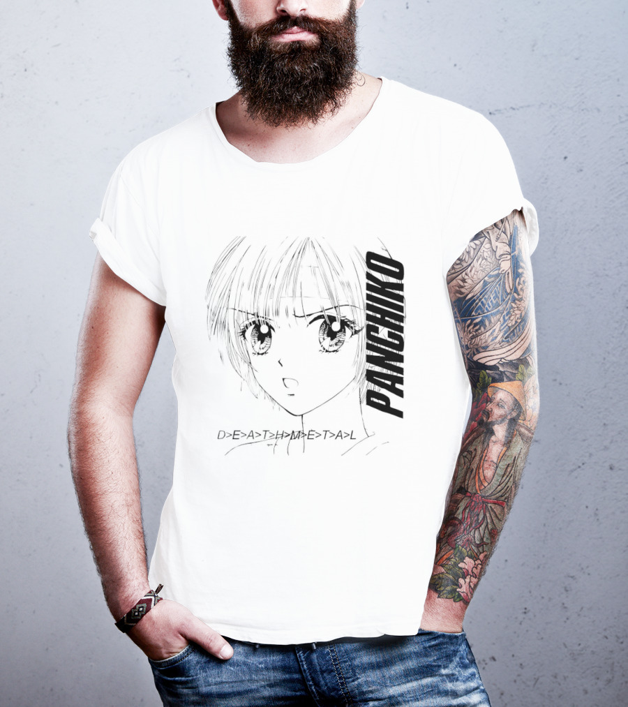 Panchiko Death Metal Manga T-Shirt