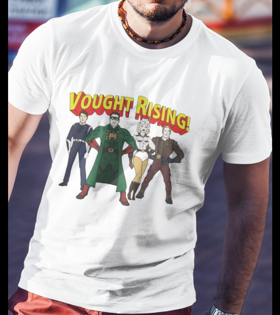 Vought Rising The Boys Superhero Team Vought International Characters T-Shirt
