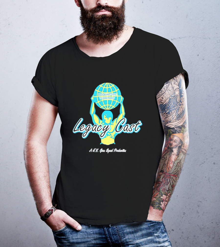 Booking The Territory Legacy Cast World Lifter A J V Goon Squad Production T-Shirt