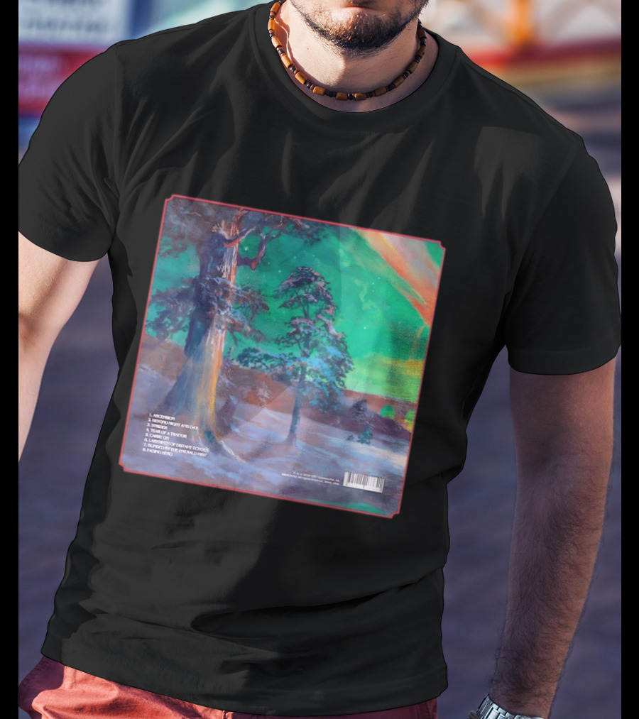 Ascension Beyond Heart And Day Emerald Mist Fading Hero T-Shirt