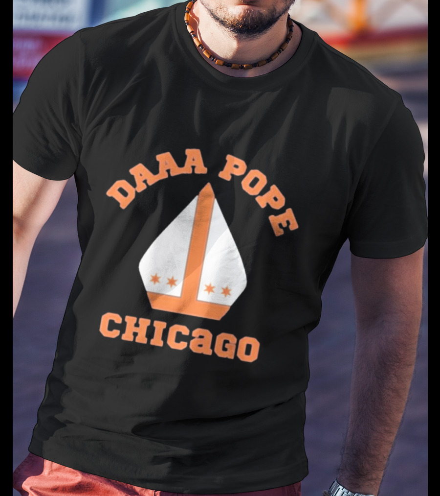 Daaa Pope Chicago Bears Miter Hat Mike Ditka T-Shirt