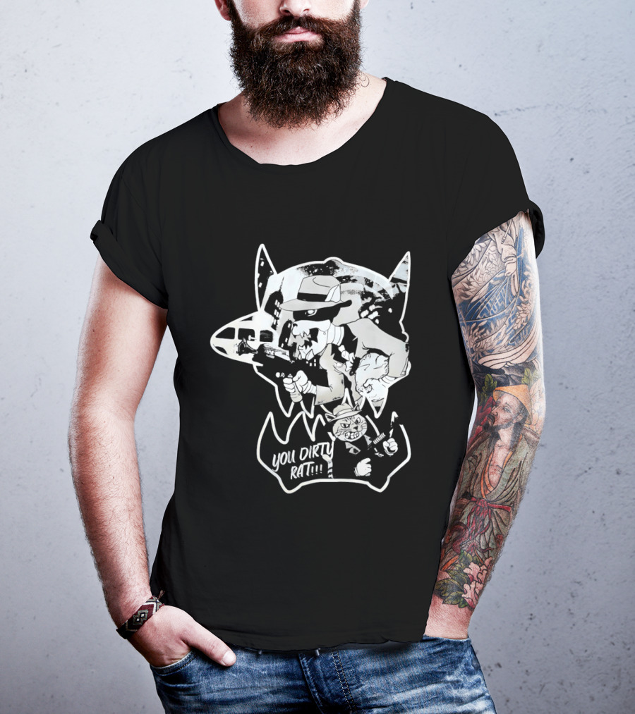 Gangster Animals You Dirty Rat Mobster Showdown Guns T-Shirt