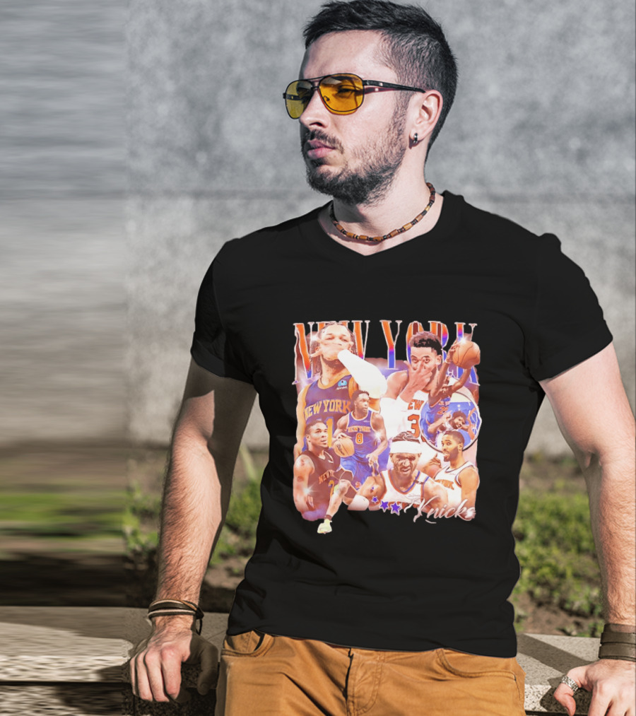 New York Knicks Players Basketball Stars T-Shirt
