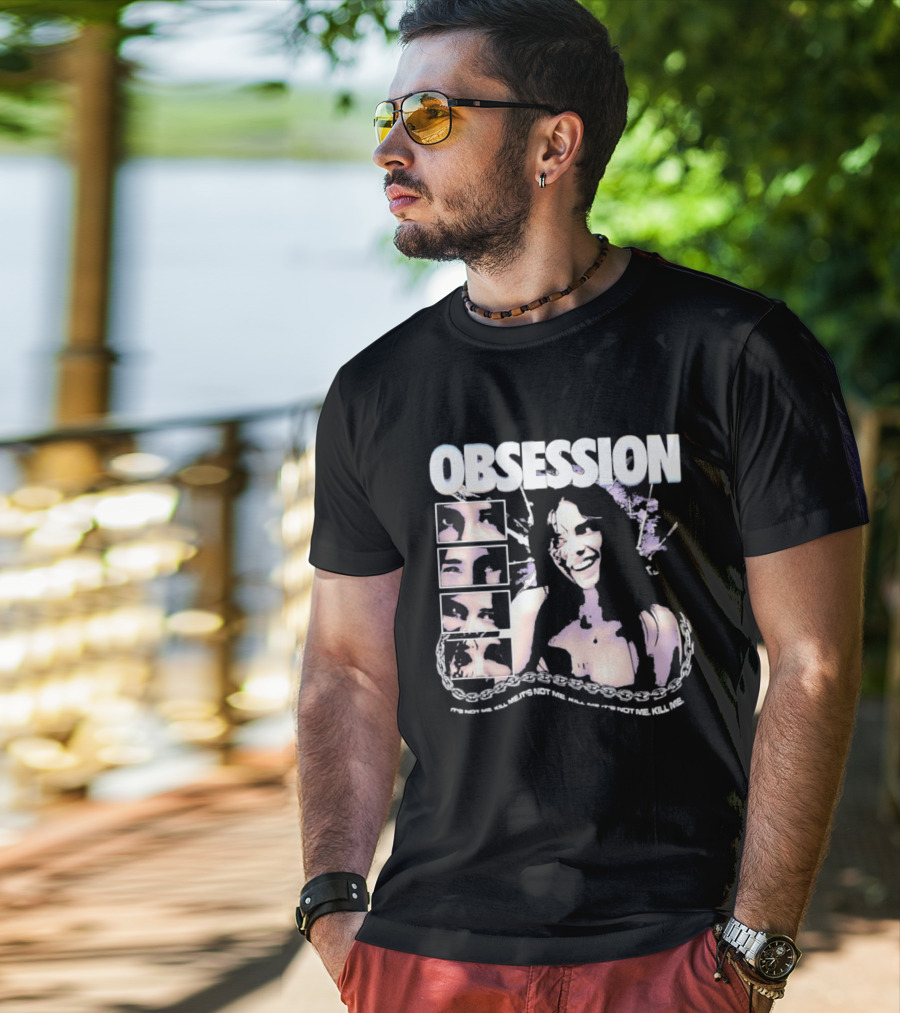 Obsession Horror It's Not Me Kill Me Chain T-Shirt