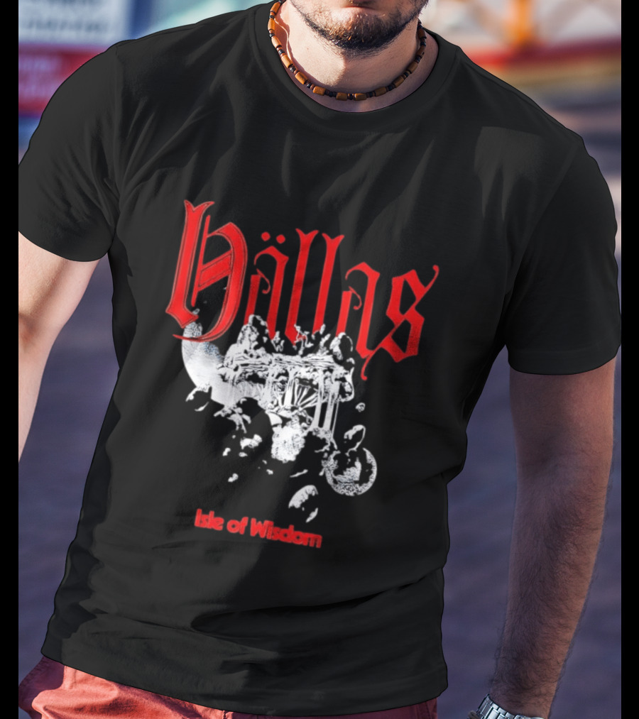 Hallas Isle Of Wisdom Floating Island Fantasy T-Shirt