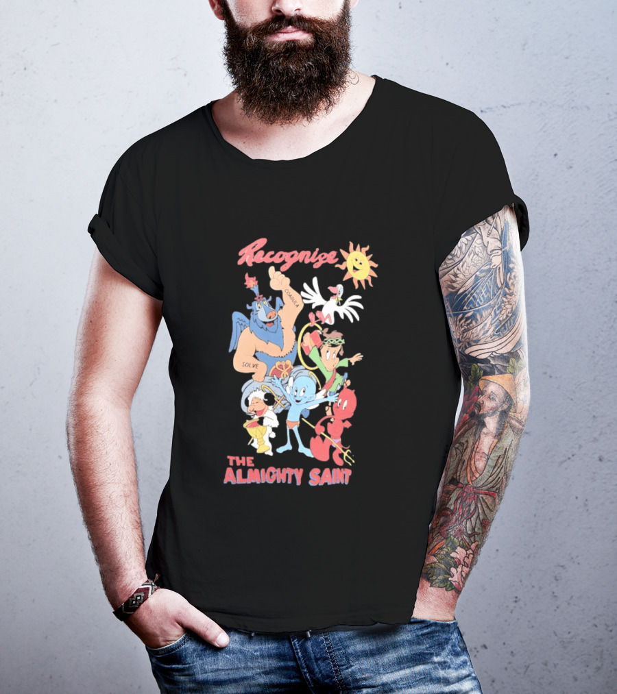 Recognize The Almighty Saint Mythic Characters Coagula Solve T-Shirt