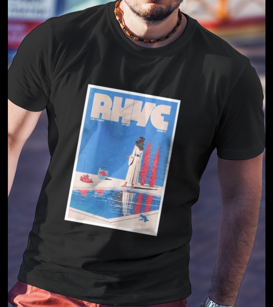 Rhye Zeyzey Poolside May 24 2026 Miami FL Retro Vibe T-Shirt