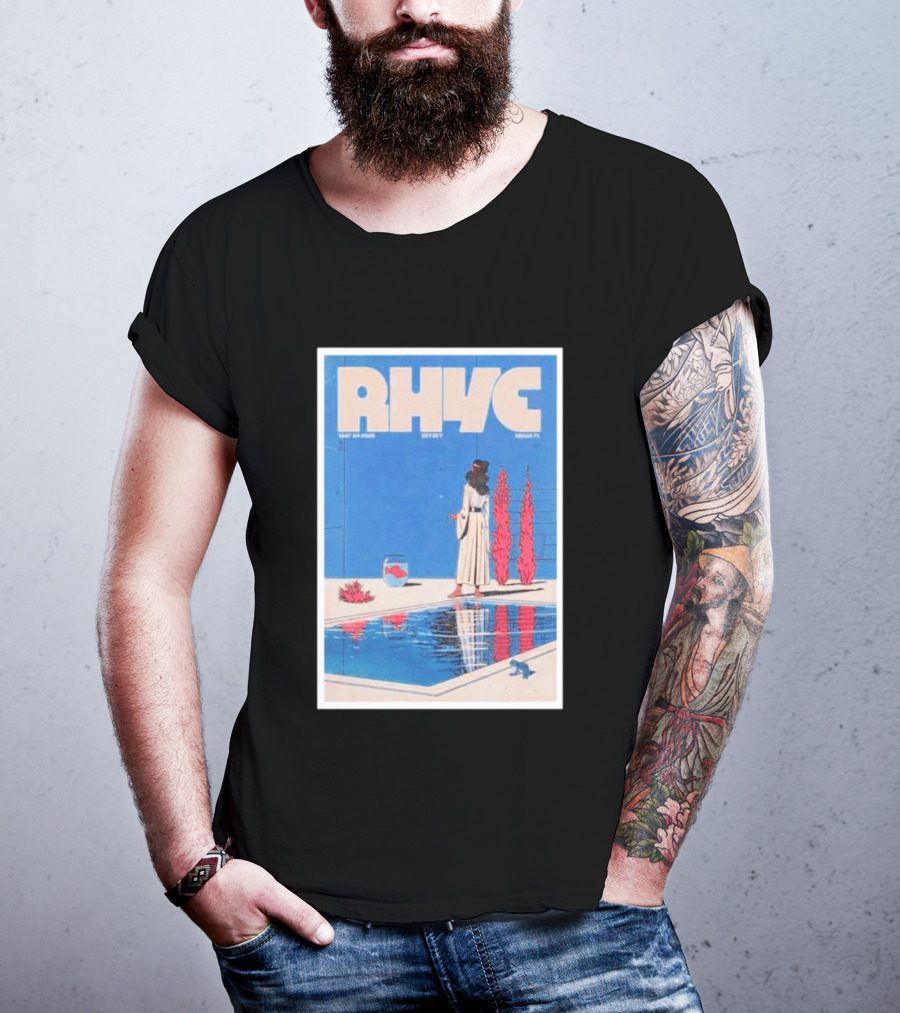Rhye Zeyzey Poolside May 24 2026 Miami FL Retro Vibe T-Shirt